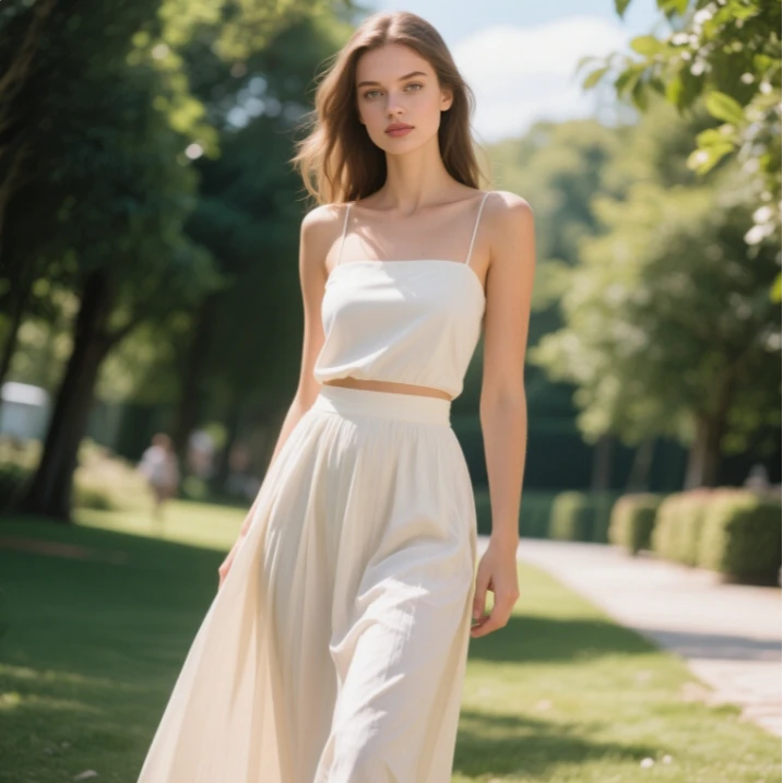 2号链接 2025夏季新款气质显瘦小众半身裙