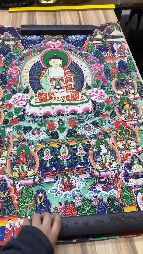 卷轴画精品挂饰 唐卡tk16