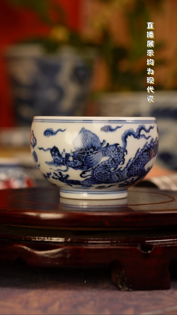 景德镇纯手工手绘陶瓷杯