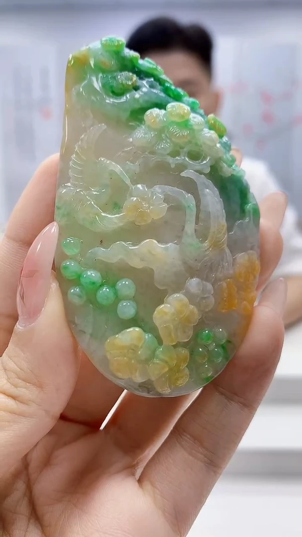 未镶嵌定制翡翠4917ty-毛货挂件86