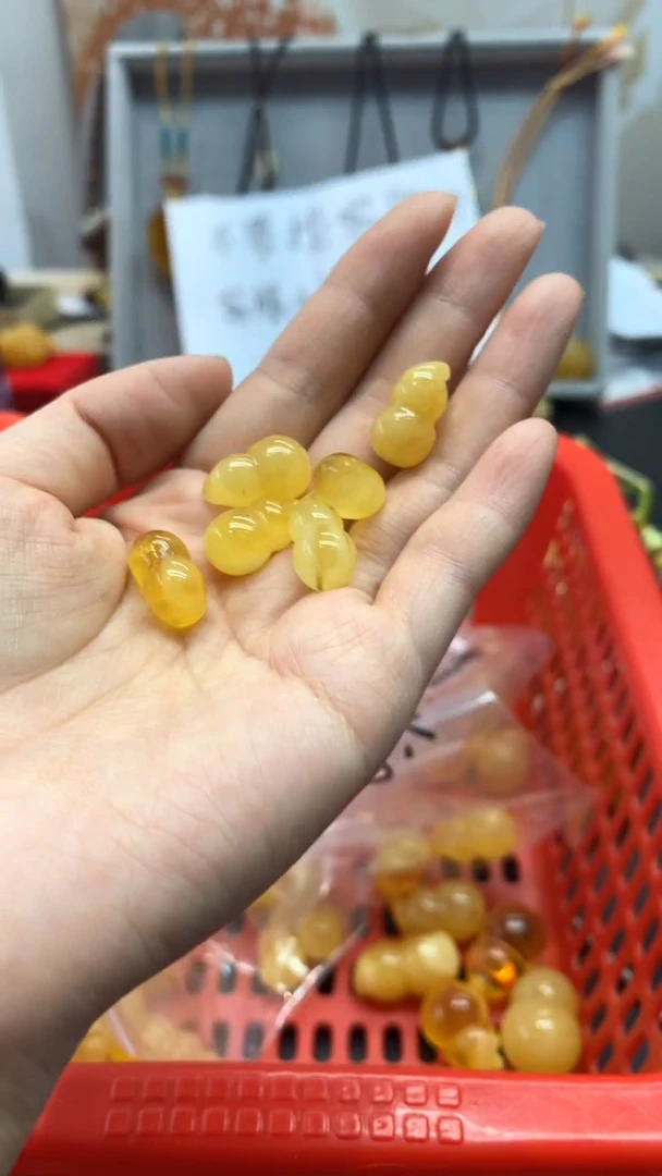 【闪购商品】琥珀珠宝奇石未镶嵌883多样性发其一瑕疵