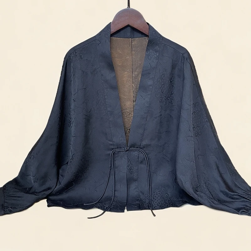 【福禄图】高端百搭时尚香云老料上衣外套