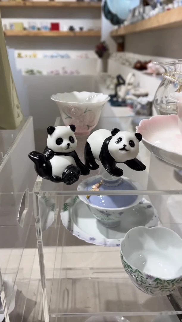 【闪购商品】熊猫 茶宠 团团圆圆