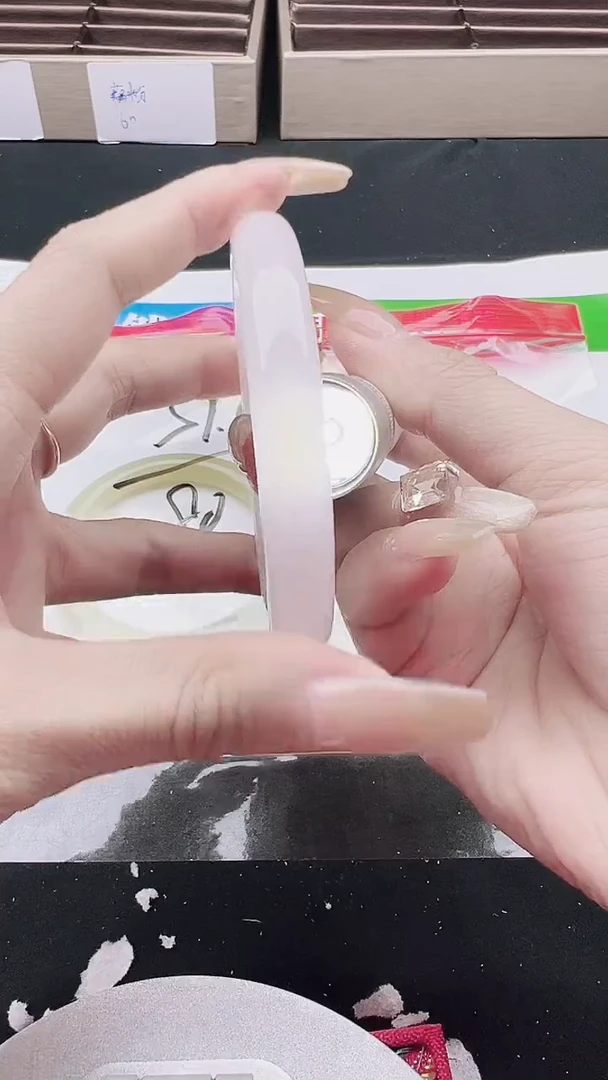 未镶嵌手镯石英质玉圈口  57 58 59