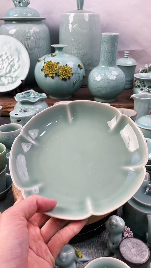 【闪购商品】特价 微瑕 慧仙青瓷