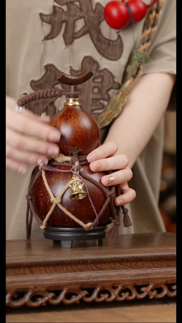 254号精品天然大漆酒葫芦一物一拍~