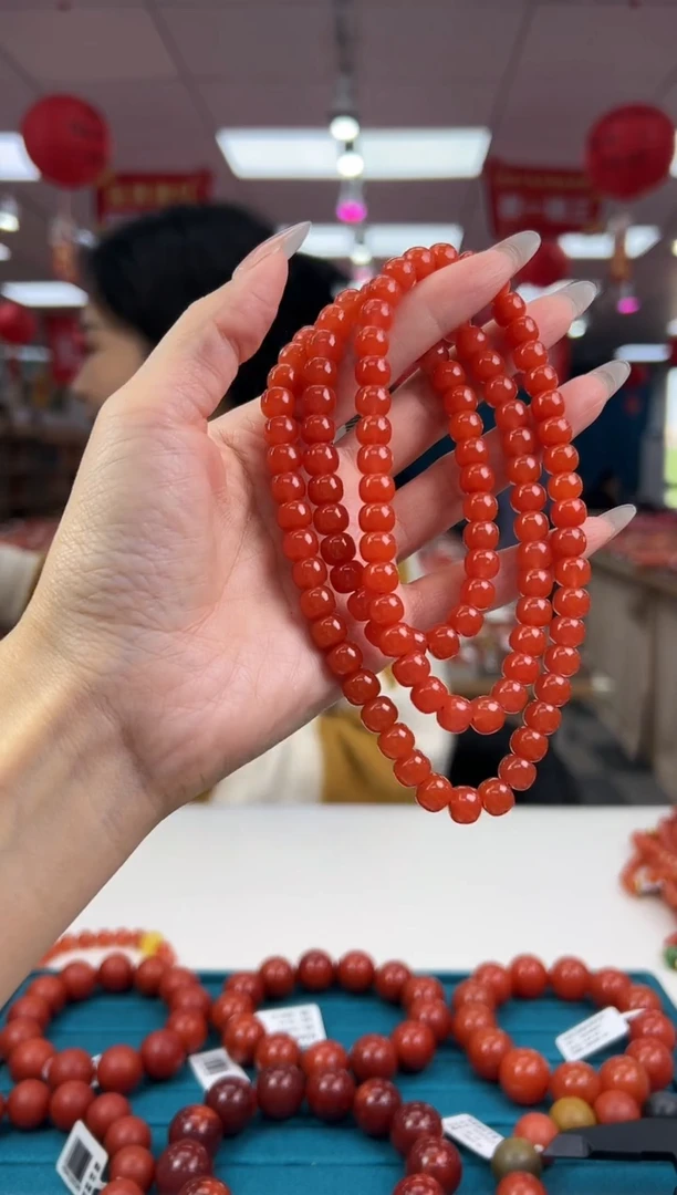 【闪购商品】南红玛瑙项链未镶嵌1.19-5-8（多样式）