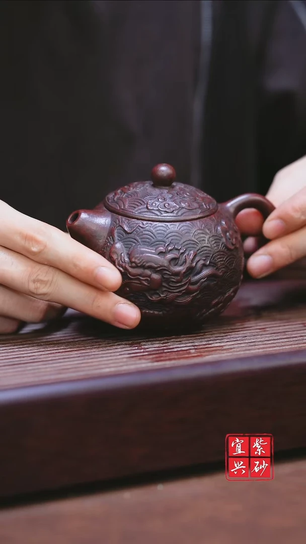 紫砂其他宜兴原矿紫砂   隐龙西施