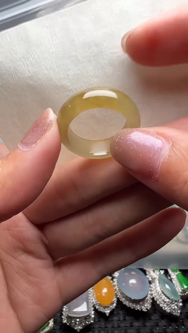 未镶嵌定制翡翠缅甸A货翡翠 圈口12