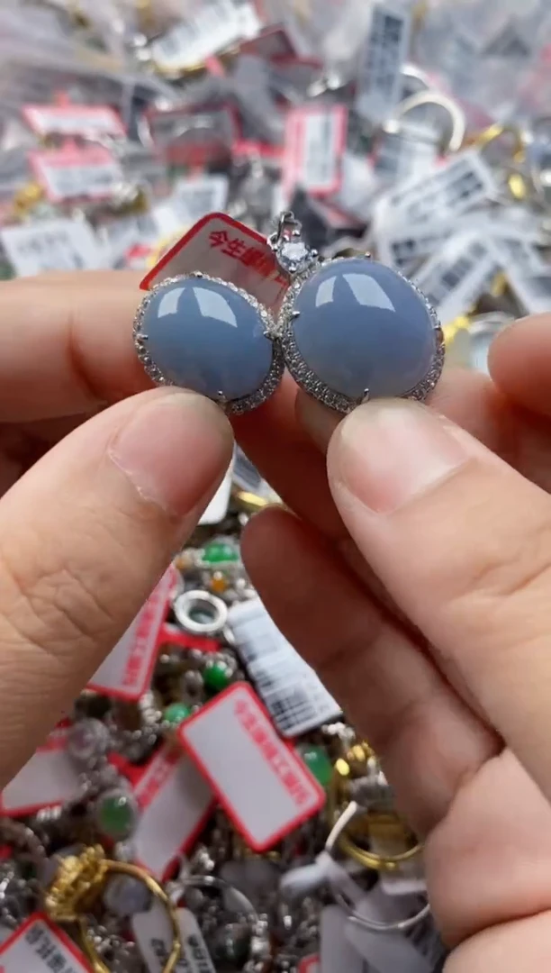 翡翠戒指银S925镶嵌11  11     3