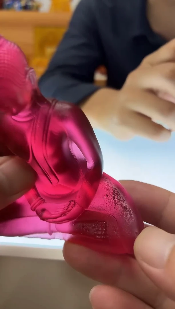 琉璃手工艺品古法琉璃金红色药师佛泰版