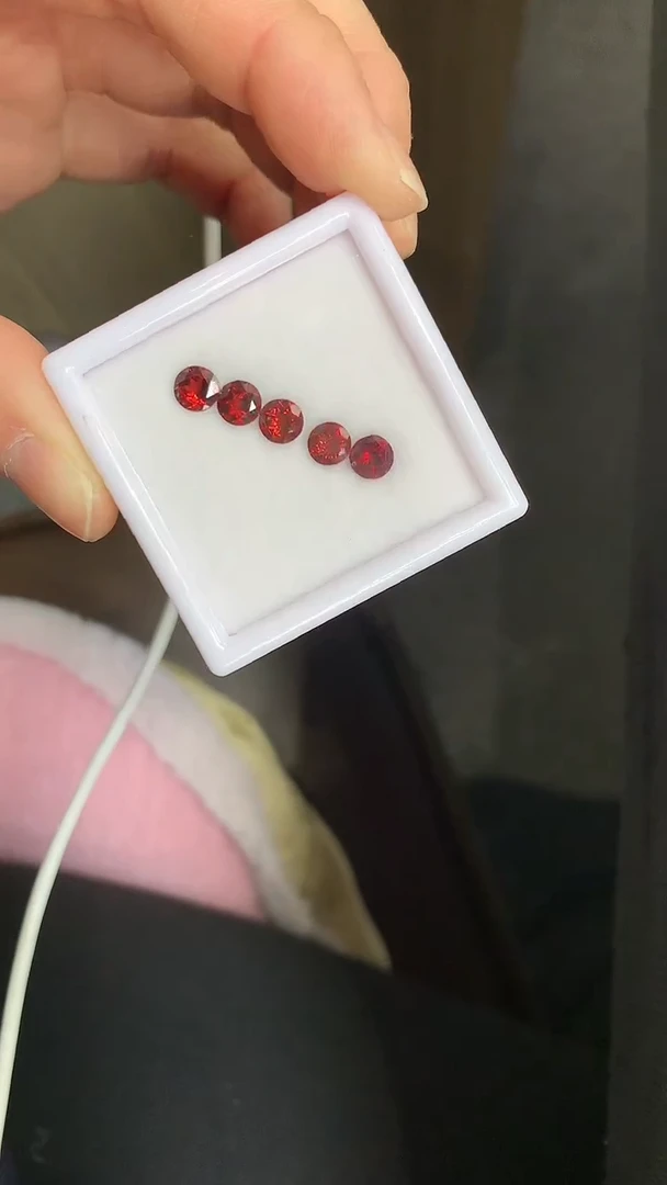 【闪购商品】石榴石裸石未镶嵌20石榴石裸石多样性发5颗