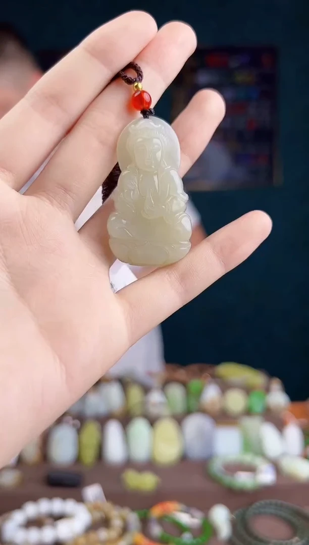 和田玉未镶嵌颈饰多样性发货 拍一单发一个