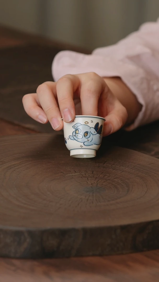 景德镇手绘茶杯茶杯