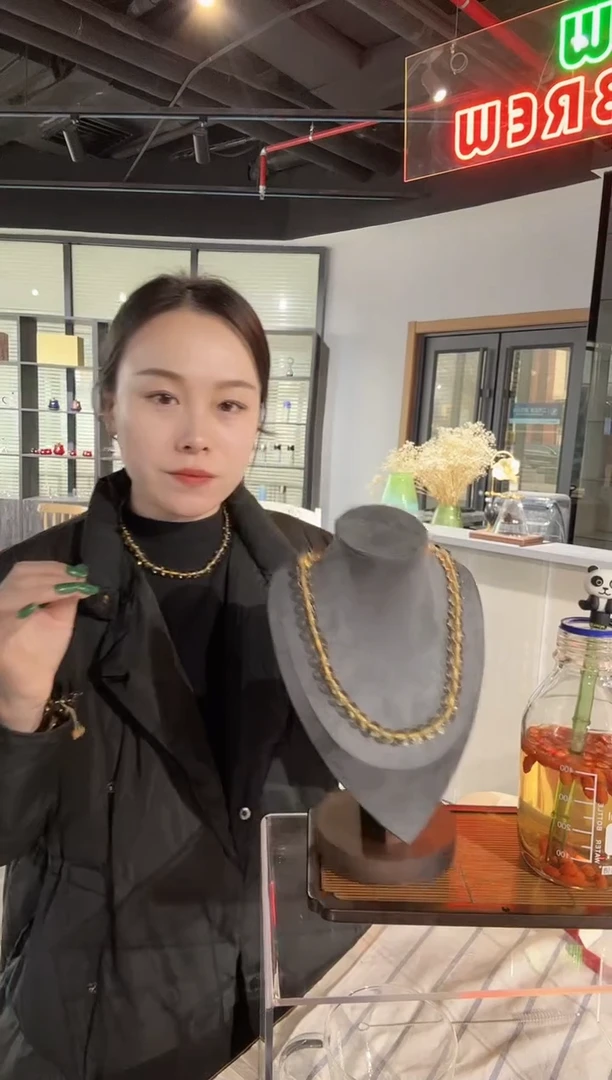 玻璃吸管款能量项链31203302