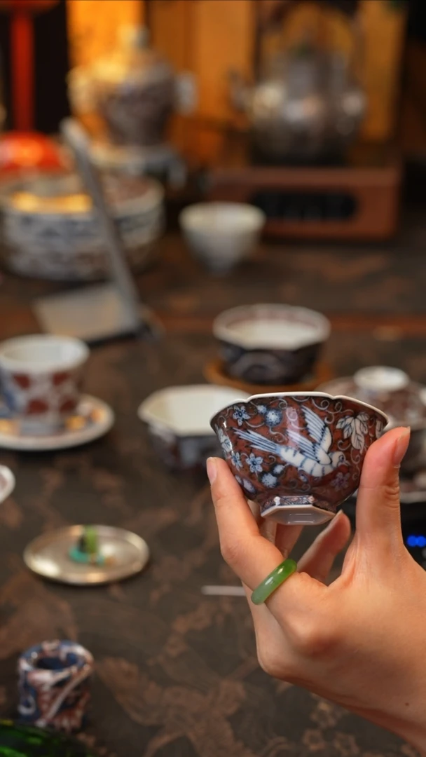 【闪购商品】正萌堂    景德镇陶瓷 喜上眉梢杯