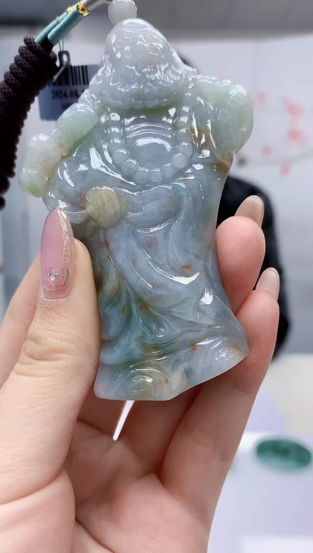 【闪购商品】定制翡翠未镶嵌4915jw-毛货挂件8