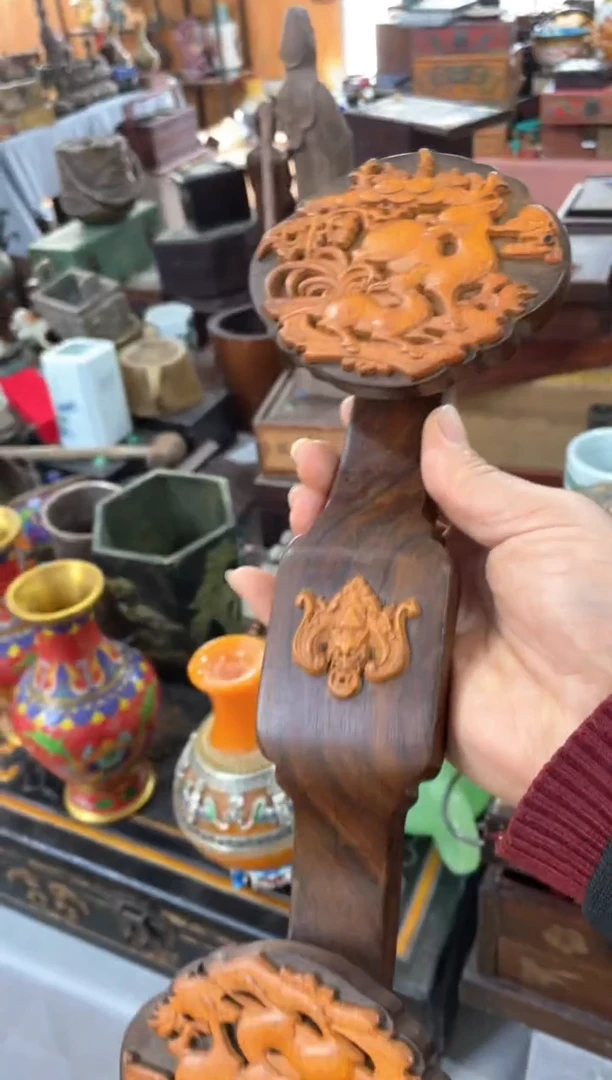【闪购商品】摆件宫廷影视老旧工艺摆件
