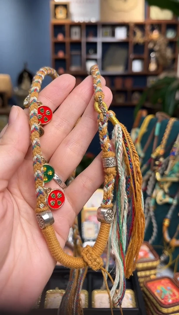 吊坠快*！五路财神绳子