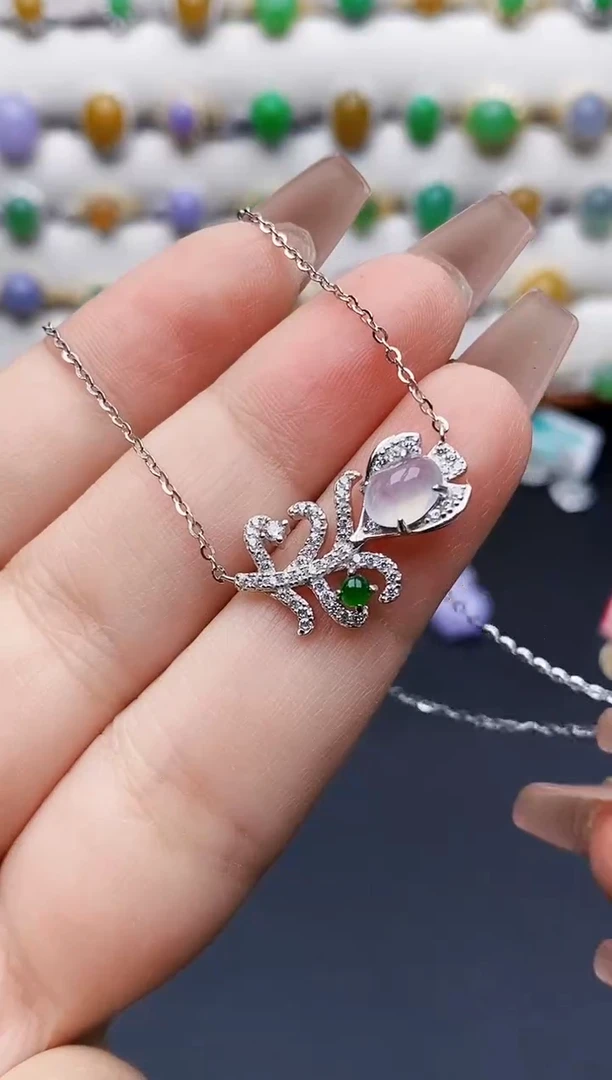 银S925镶嵌戒指翡翠2363