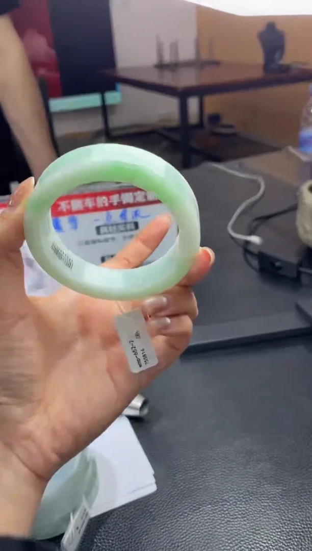 未镶嵌手镯定制翡翠泠*手镯XJ/发一件