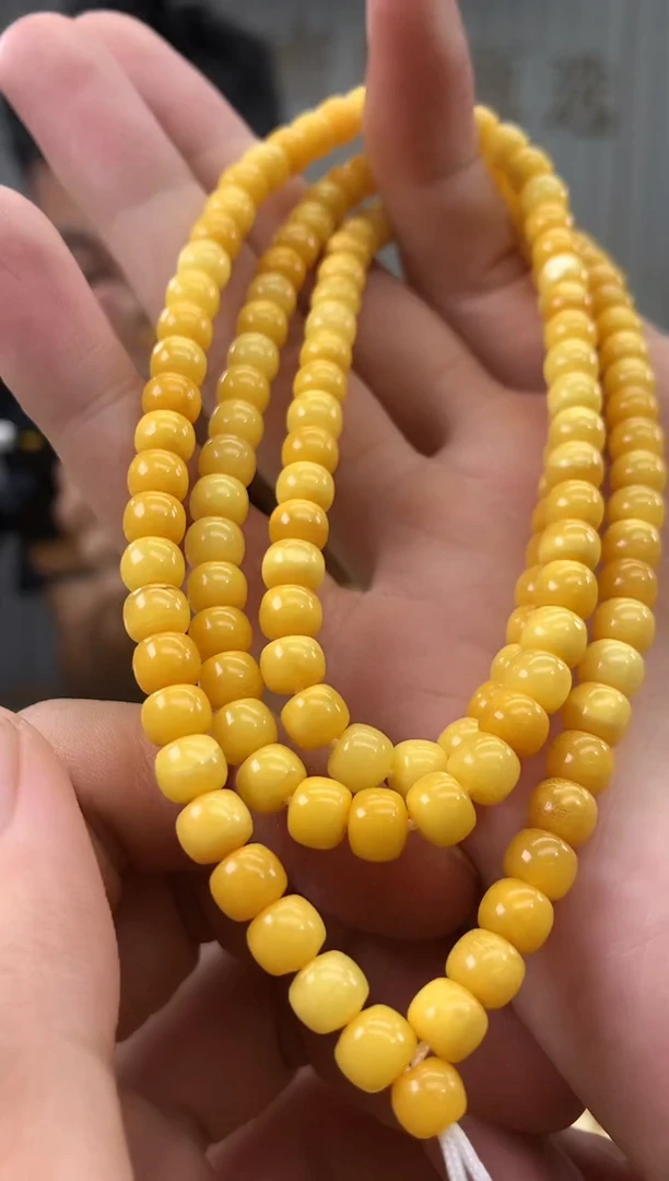 未镶嵌蜜蜡裸石链子