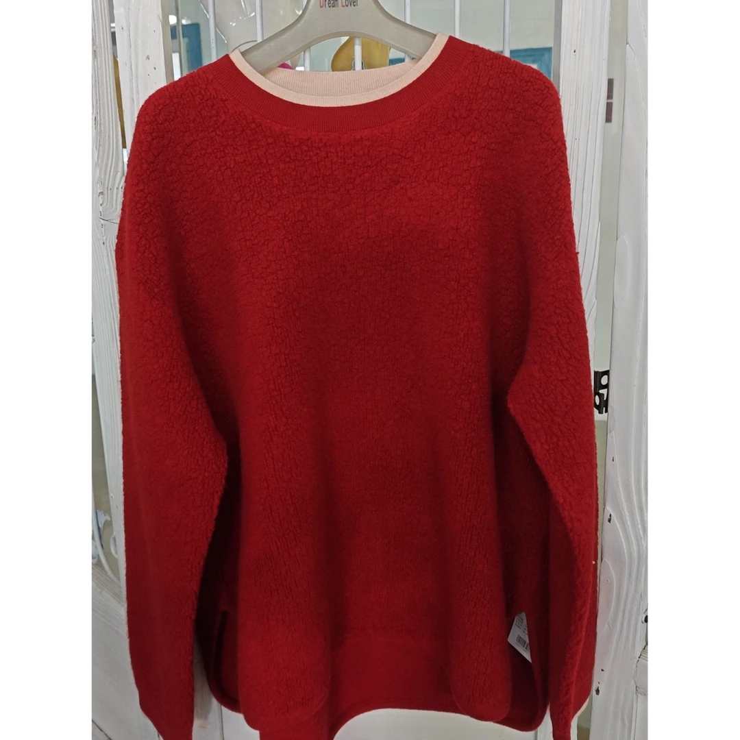 梦里人纯色圆领百搭减龄洋气套头毛衣52121