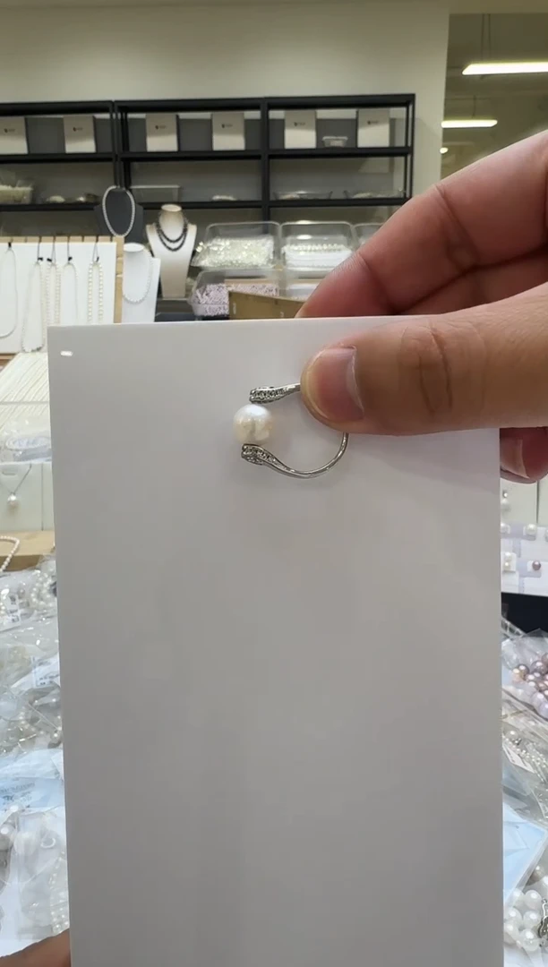 戒指未镶嵌淡水珍珠10mm