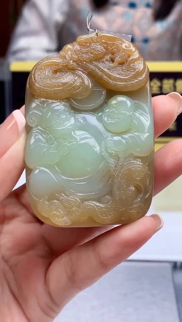 定制和田玉虎妹定制翡翠链接YG043