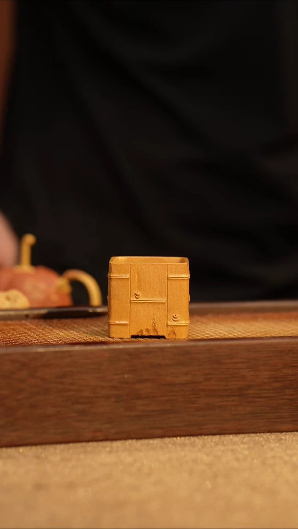 茶杯紫砂黄龙山黄段杯子