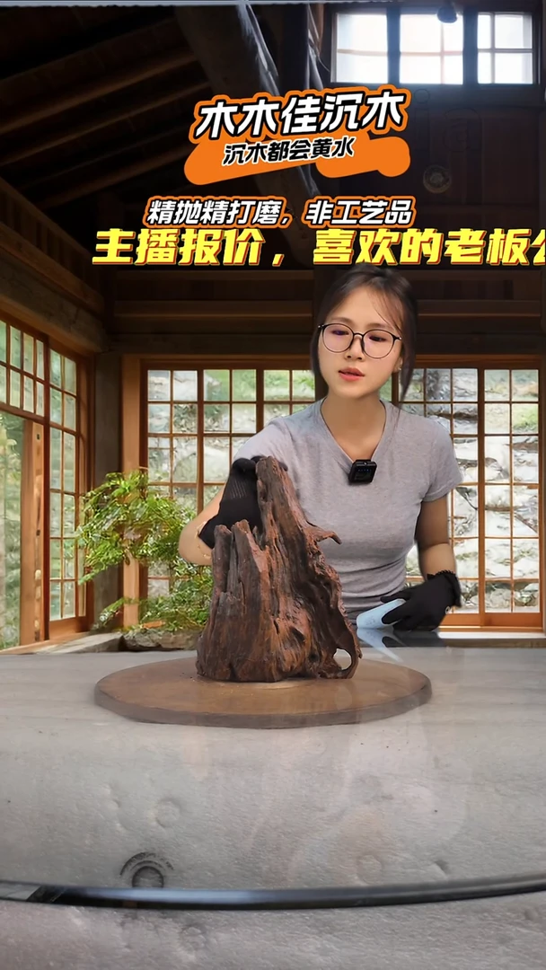 喜**在木木佳沉木鱼缸造景547