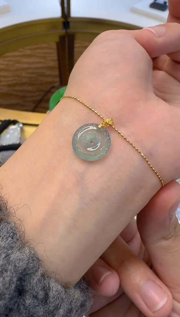 【闪购商品】翡翠吊坠(不含链)18K金镶嵌多样性团购发一件