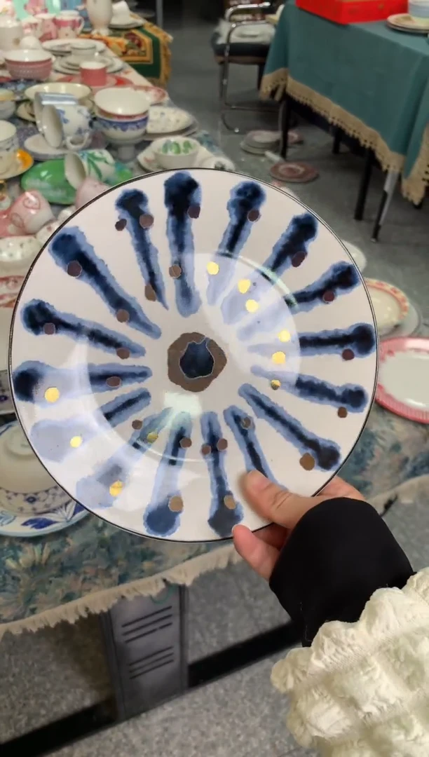 【闪购商品】瓷片CC875陶瓷没有完美无瑕陶瓷1个8寸