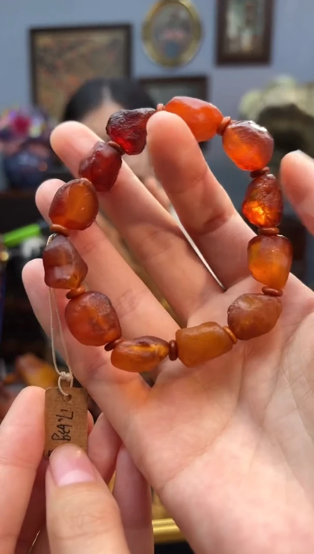 手串琥珀未镶嵌手串
