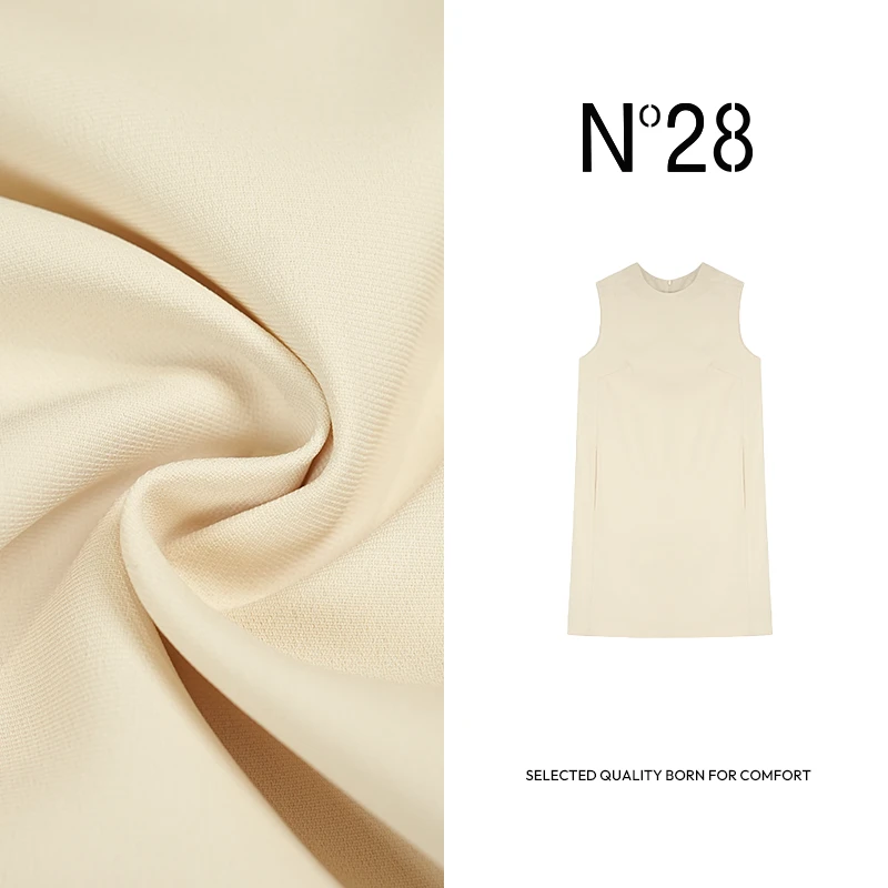 【小小莎】N°28连衣裙2025夏时尚百搭宽松舒适轻奢无袖日常舒适轻盈