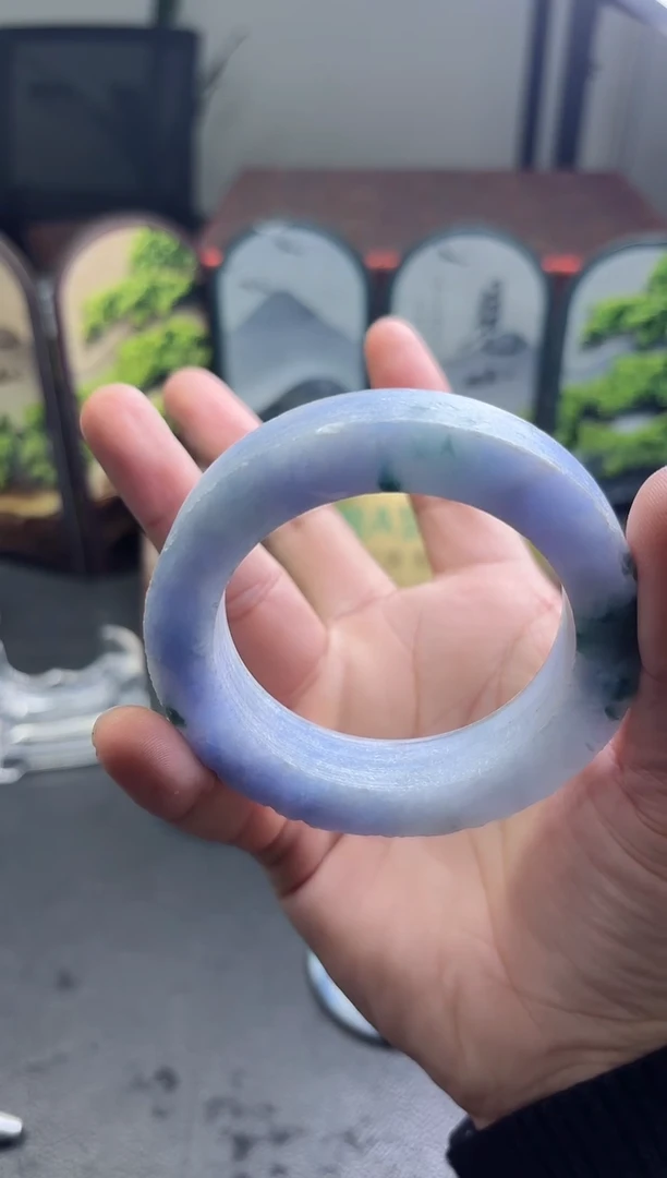 未镶嵌手镯定制翡翠辰***1手镯