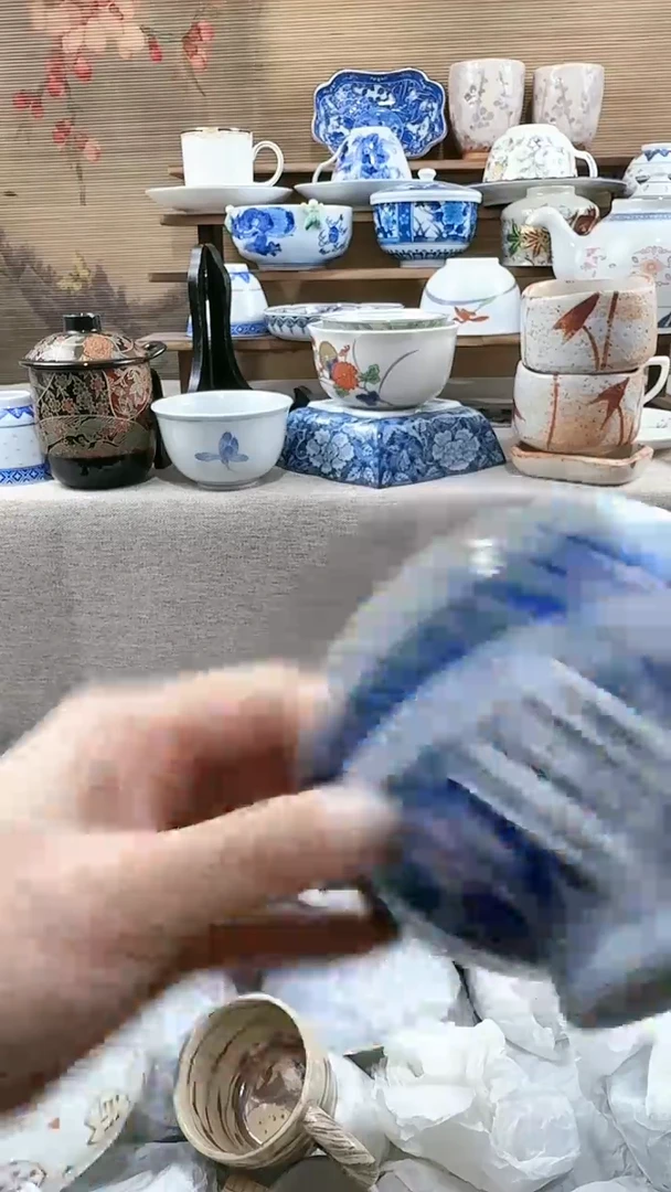 【闪购商品】瓷片多宝阁瓷器满18米包邮 C333