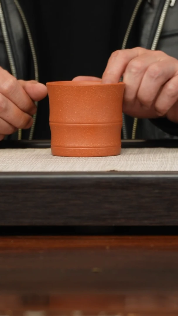 【闪购商品】紫砂茶壶降坡竹节杯