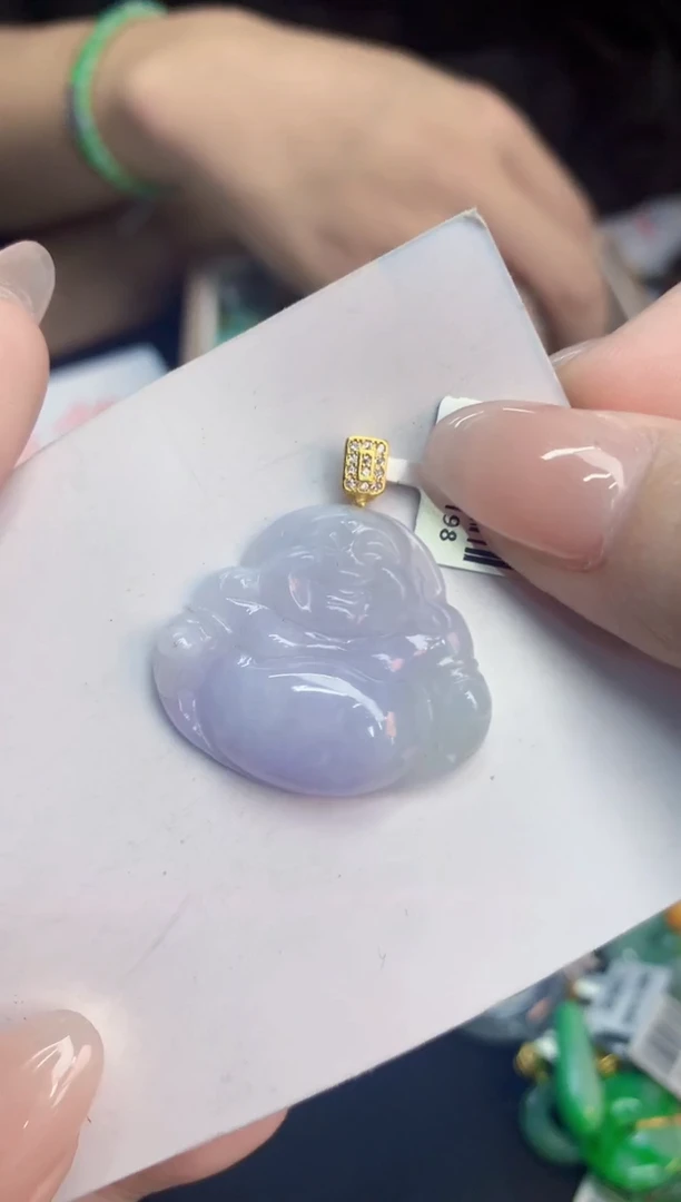 翡翠未镶嵌吊坠(不含链)1