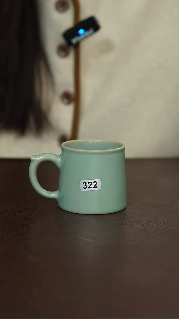 摆件陶原矿原釉汝宋汝瓷