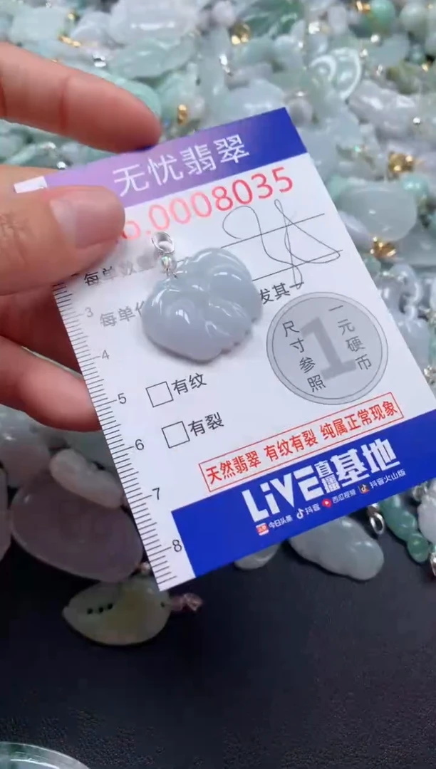 颈饰未镶嵌翡翠8035