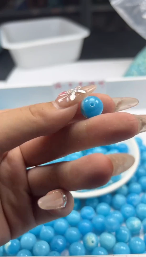 玛瑙/玉髓颈饰未镶嵌w2498海纹*石12mm*20颗