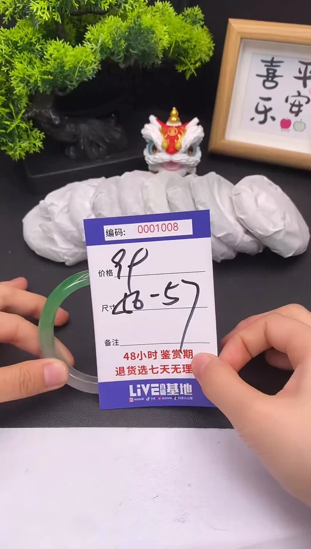 未镶嵌手镯翡翠000108