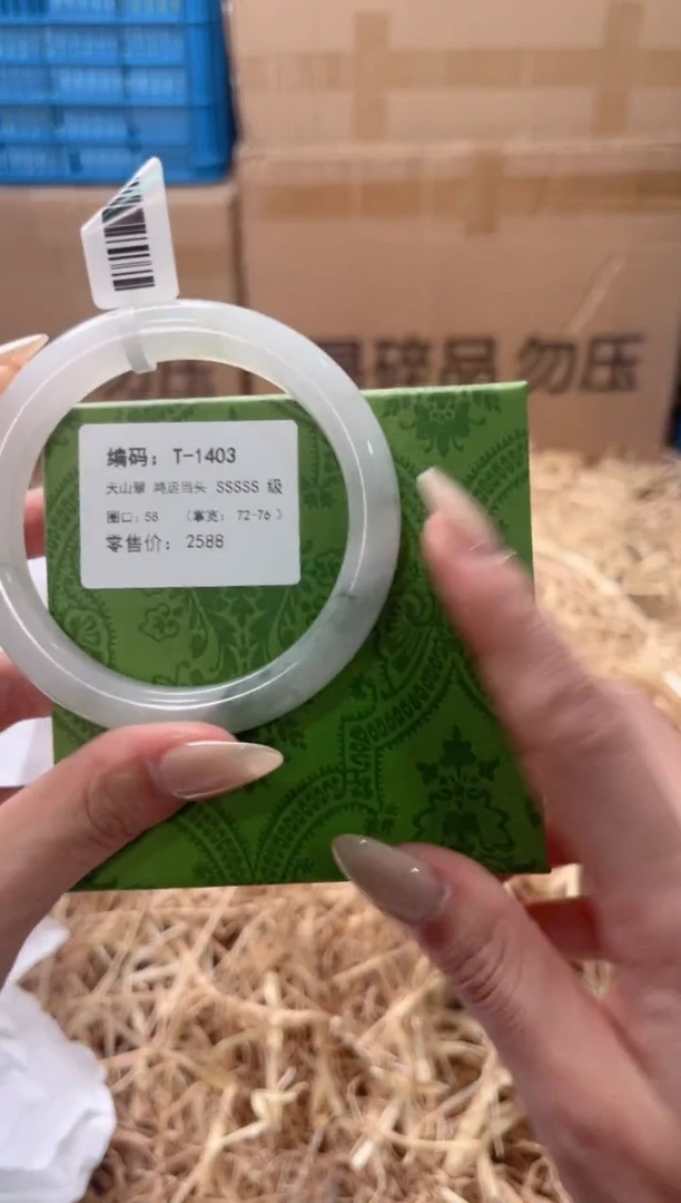 未镶嵌手镯石英质玉T-1403