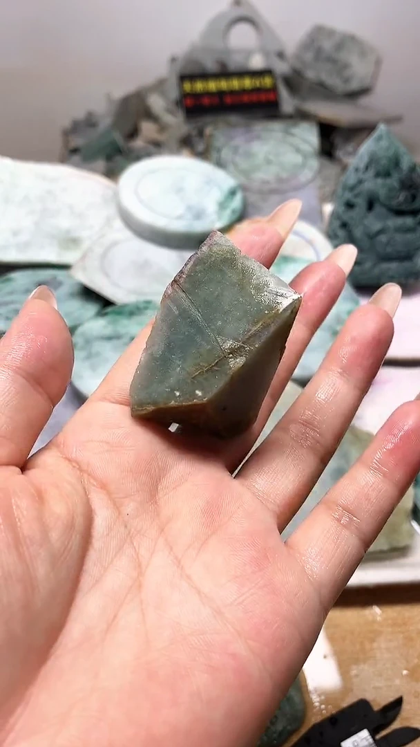 裸石翡翠天然缅甸翡翠A货40