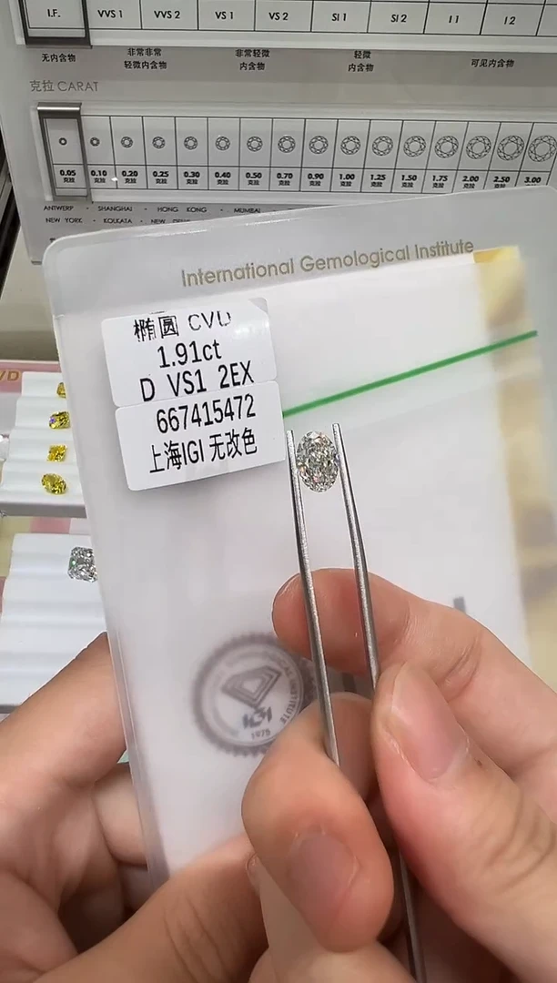 【闪购商品】实验室培育钻石未镶嵌@1.91ct 先鉴赏，再定制！