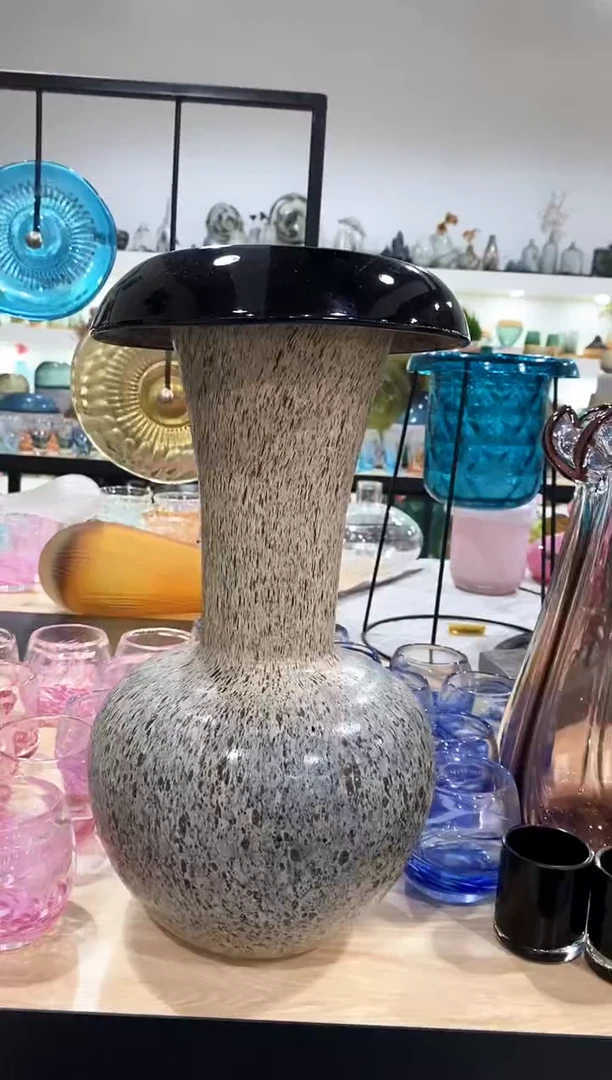 慕忆家手作琉璃花瓶微瑕