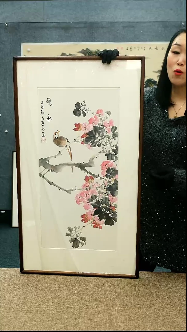 【闪购商品】国画52*92陈默如老师花鸟