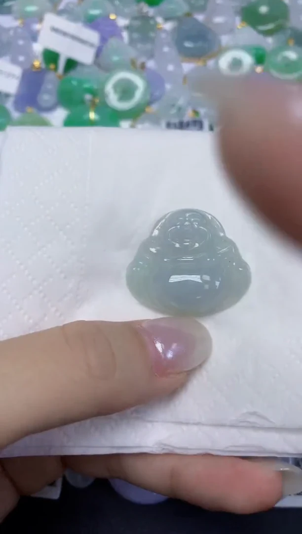 翡翠未镶嵌颈饰天然缅甸翡翠A货