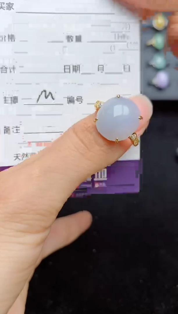 银S925镶嵌戒指翡翠.....